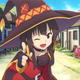 Like in the series, Megumin steals the show and my heart.